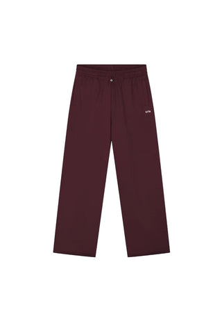 CARDED TRACKSUIT BOTTOM BORDEAUX