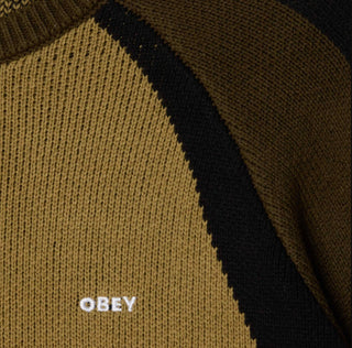 RAGLAN CREW NECK SWEATER MERMAID GREEN MULTI