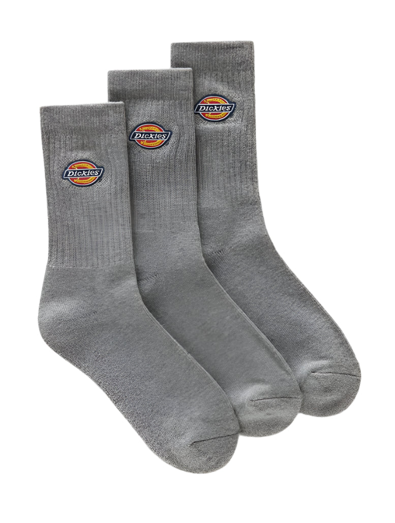 VALLEY GROVE 3-PACK SOCKS GREY MELANGE