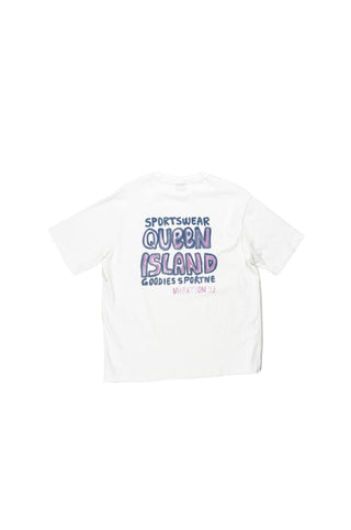 QUEEN ISLAND TEE WHITE