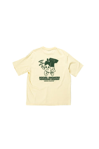 SOCIAL SMOKERS TEE BUTTER