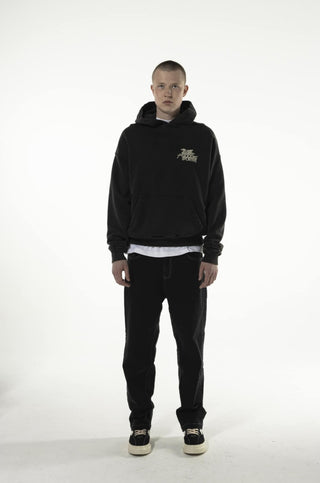 VINTAGE PEGASUS HOODIE BLACK