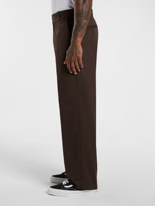 247 LOOSE WORK PANT DARK BROWN