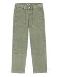 TRUCKER LOOSE DOUBLE KNEE PANT MILITARY GREEN