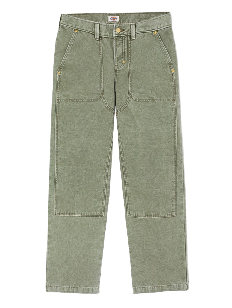 TRUCKER LOOSE DOUBLE KNEE PANT MILITARY GREEN