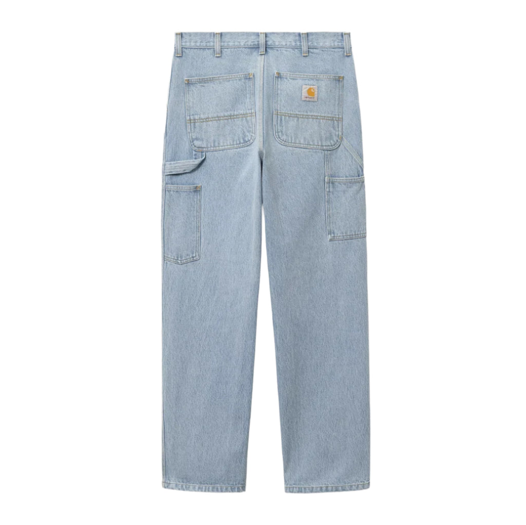 SINGLE KNEE PANT BLUE HEAVY STONE BLEACHED