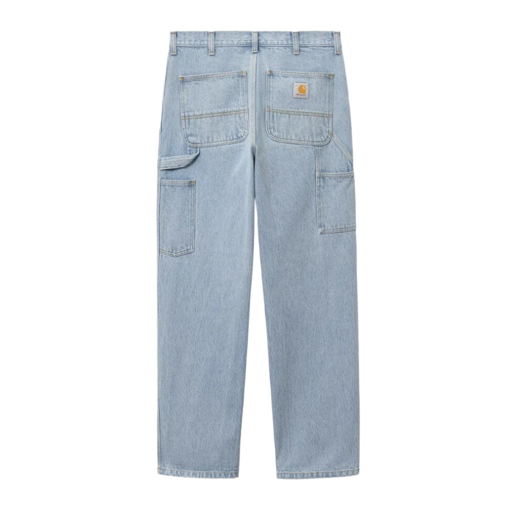 SINGLE KNEE PANT BLUE HEAVY STONE BLEACHED