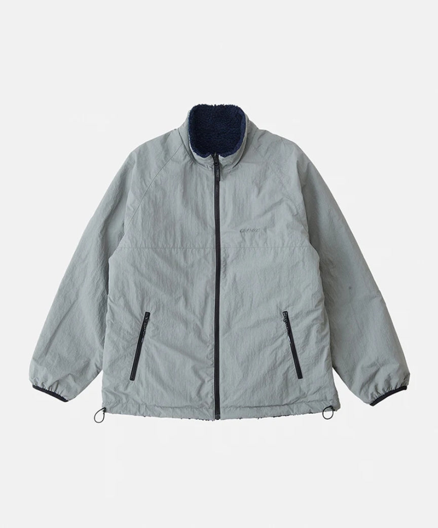 REVERSIBLE SHERPA JACKET NAVY/GREY