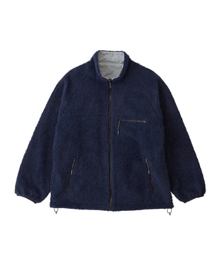 REVERSIBLE SHERPA JACKET NAVY/GREY