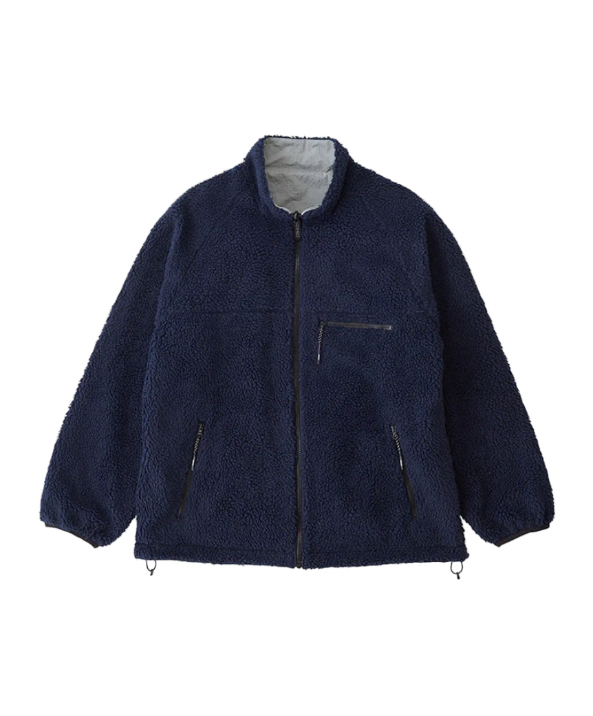 REVERSIBLE SHERPA JACKET NAVY/GREY