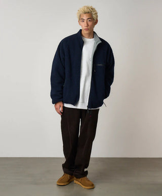 REVERSIBLE SHERPA JACKET NAVY/GREY