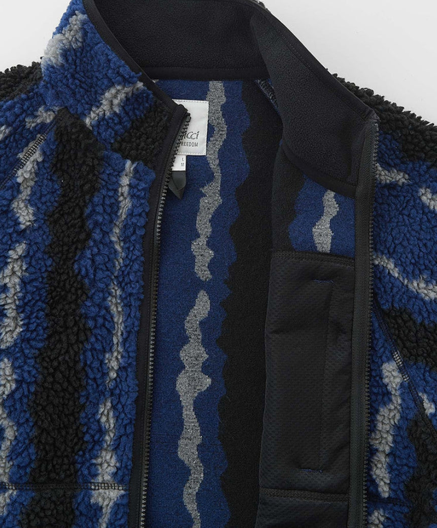 RIPPLE SHERPA JACKET NAVY