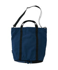 NYLON PACKABLE TOTE DUSTY NAVY