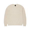 GRID CREWNECK SWEATER NATURAL