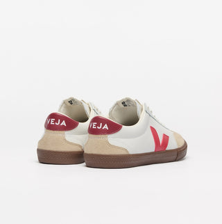 VOLLEY LEATHER WHITE PEKIN BARK WOMEN