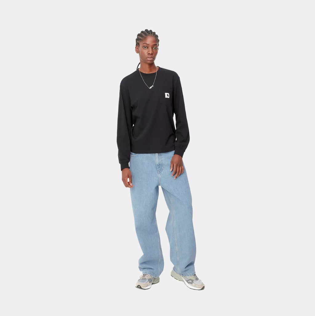 W' BRANDON PANT BLUE STONE BLEACHED.