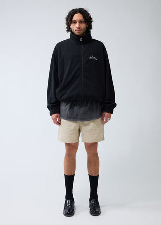 FLEECE TRACK SWEAT BLACK