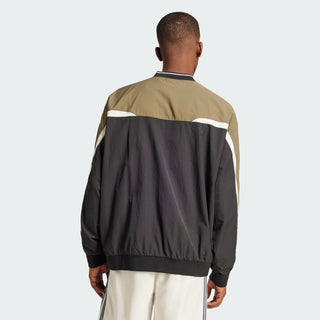 CUTLINE PULLOVER BLACK/OLIVE STRATA