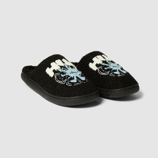 SNOW ANGEL FUZZY SLIPPER BLACK