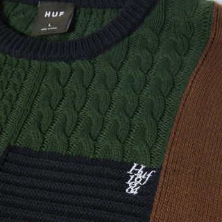 COLUMBIA CABLE KNIT SWEATER MULTI