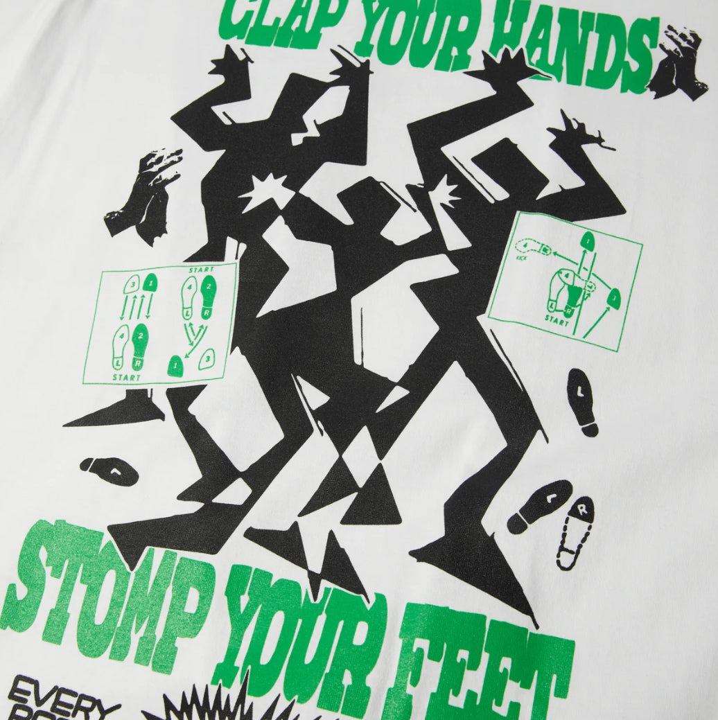 EVERYBODY GET LOOSE TEE WHITE