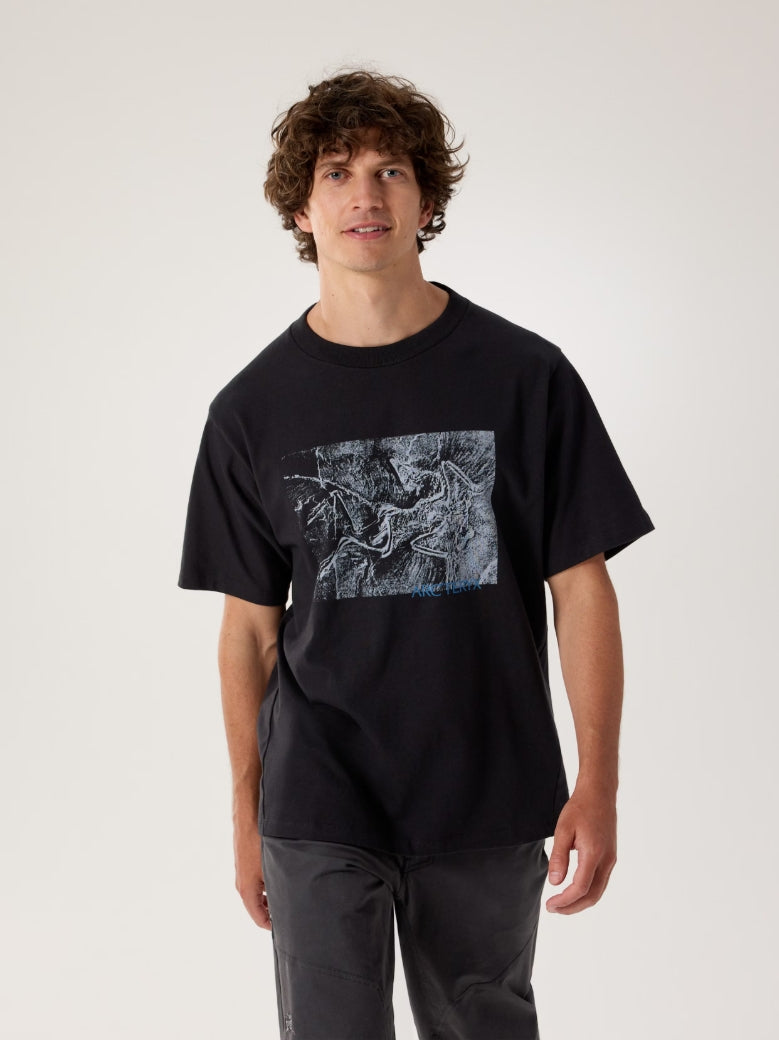 KRAGG COTTON LITHOGRAPHICA TEE BLACK