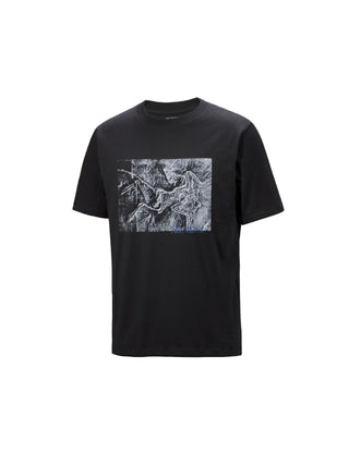 KRAGG COTTON LITHOGRAPHICA TEE BLACK
