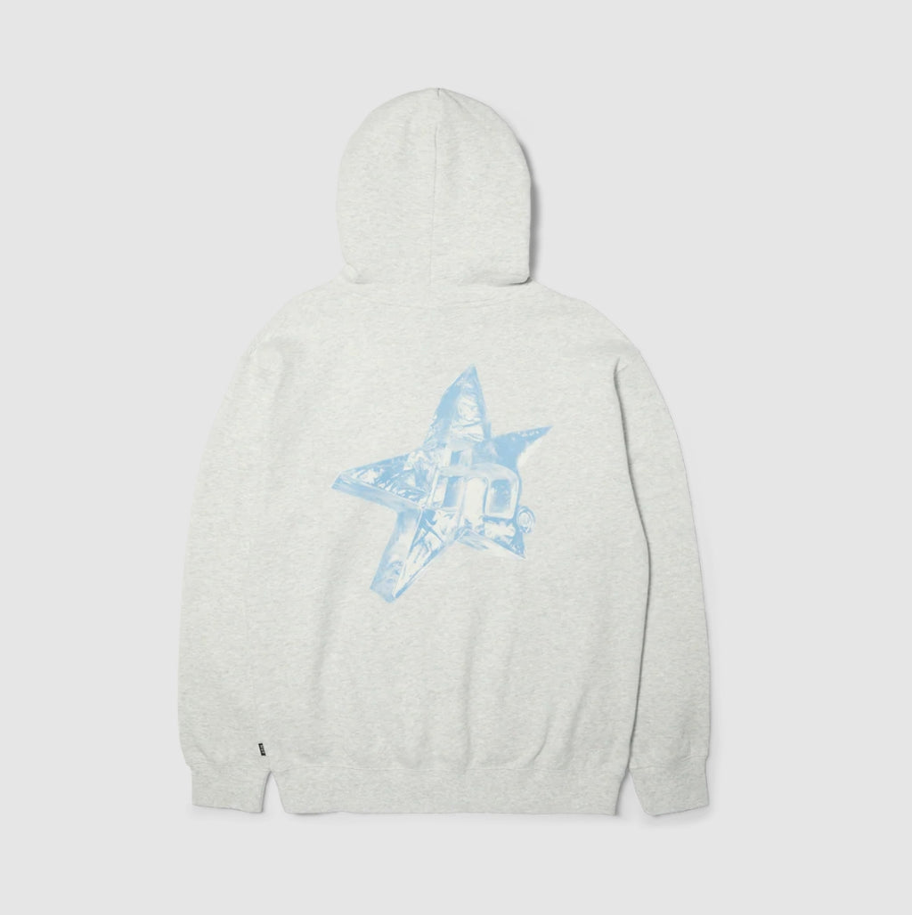 ICE STAR P/O HOODIE HEATHER GREY