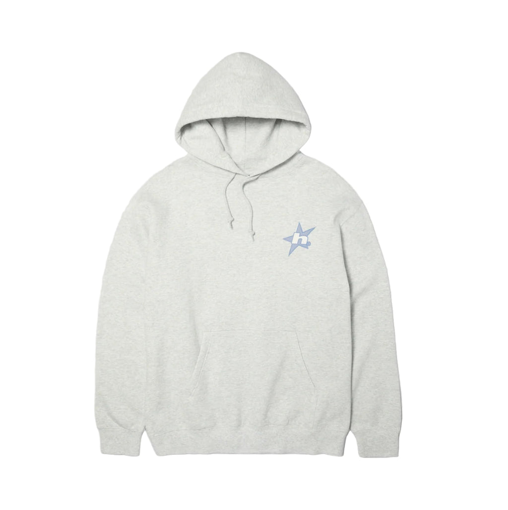 ICE STAR P/O HOODIE HEATHER GREY