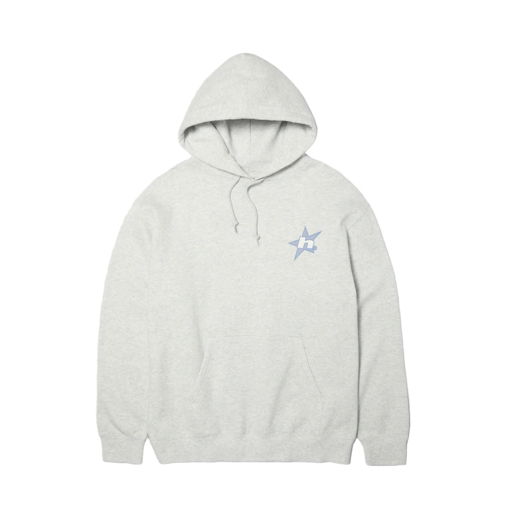 ICE STAR P/O HOODIE HEATHER GREY