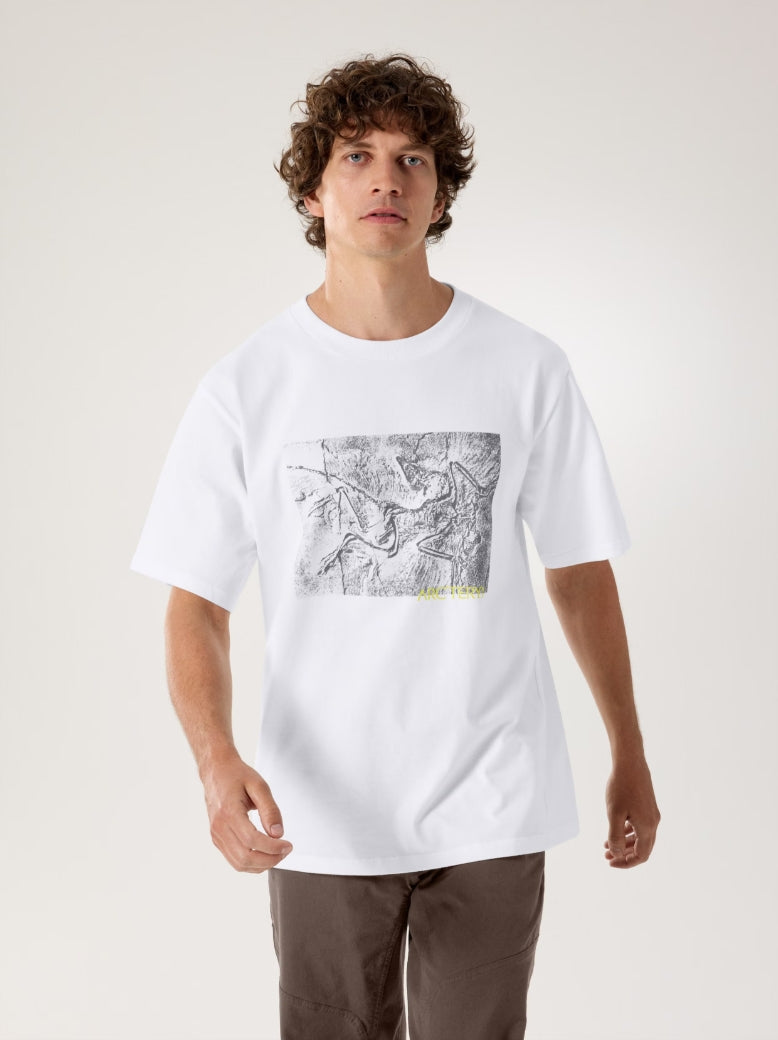 KRAGG COTTON LITHOGRAPHICA TEE LIGHT WHITE