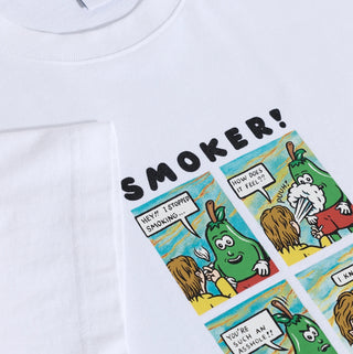 SMOKER! TEE WHITE