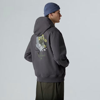 CONNECT RELAXED GRAPHIC HOODIE ANTHRACITE GREY