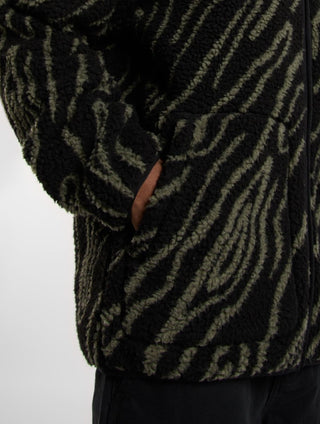 MOUNT HOPE PRINTED FLEECE BLACK