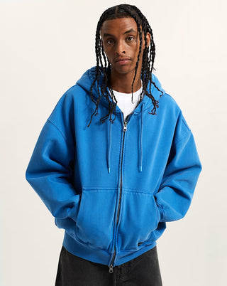 PREMIUM ZIP HOODIE BLUE