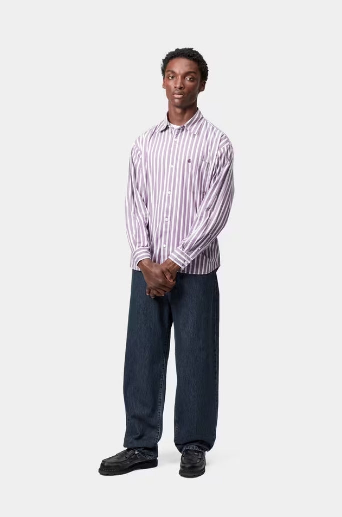AARON PANT BLUE RINSED
