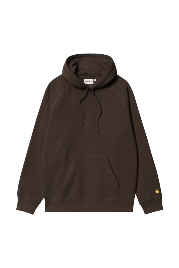 HOODED CHASE SWEAT TOBACCO