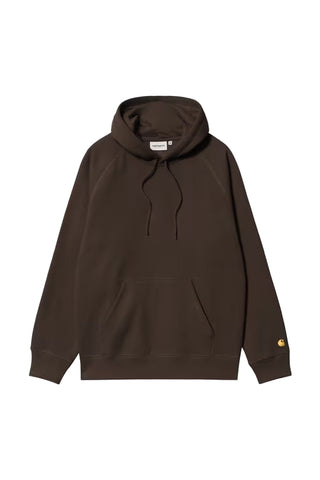 HOODED CHASE SWEAT TOBACCO