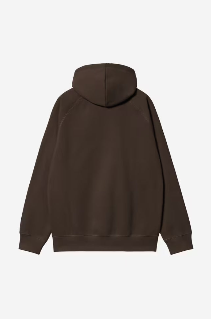 HOODED CHASE SWEAT TOBACCO