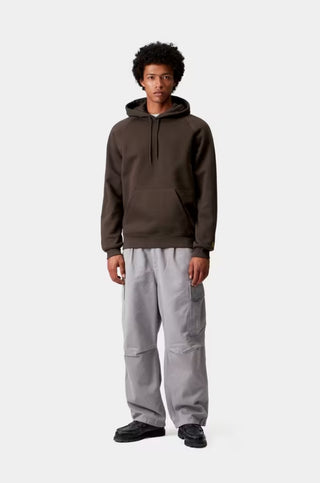 HOODED CHASE SWEAT TOBACCO