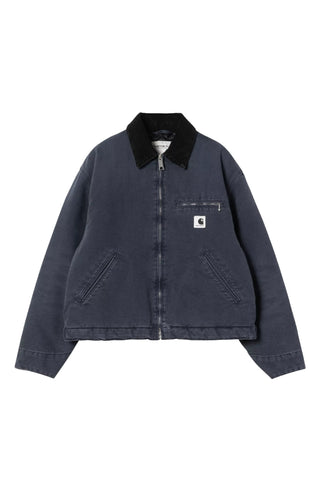 W'OG DETROIT JACKET DARK NAVY/BLACK STONE CANVAS
