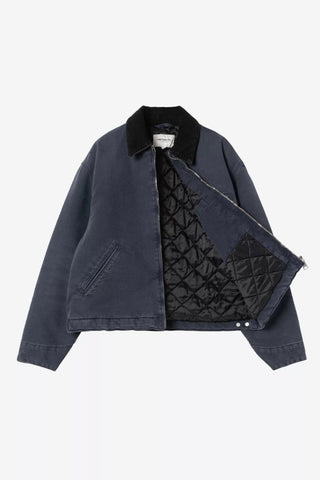 W'OG DETROIT JACKET DARK NAVY/BLACK STONE CANVAS