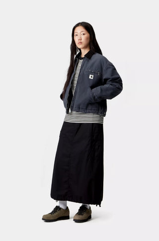 W'OG DETROIT JACKET DARK NAVY/BLACK STONE CANVAS