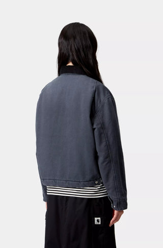 W'OG DETROIT JACKET DARK NAVY/BLACK STONE CANVAS