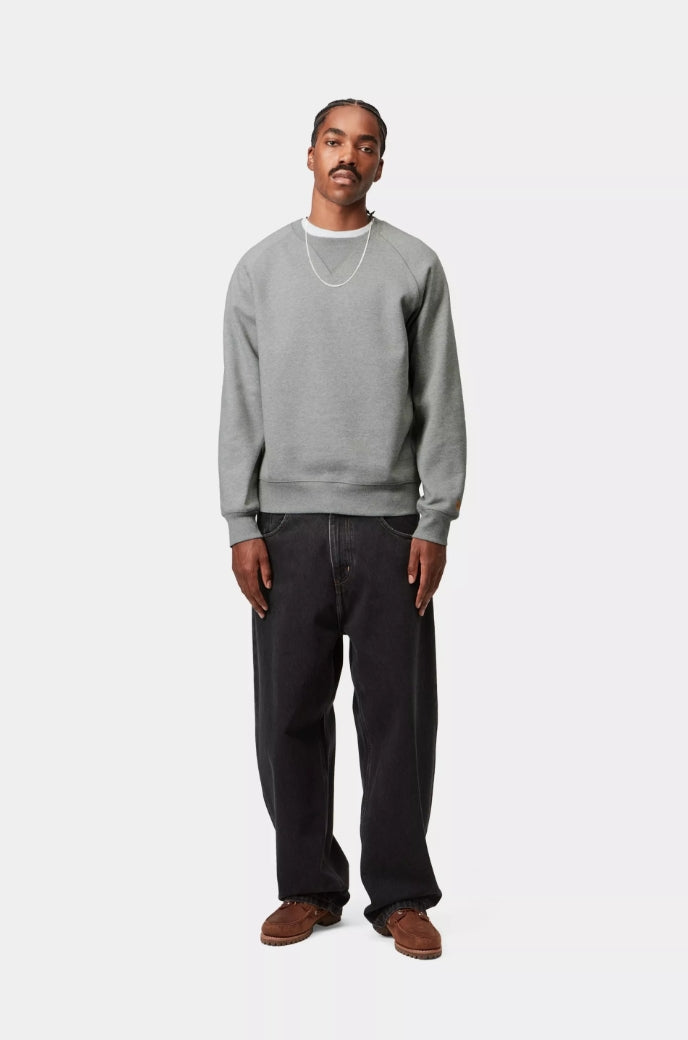 CHASE SWEATSHIRT GREY HEATHER