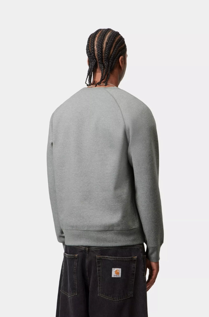CHASE SWEATSHIRT GREY HEATHER