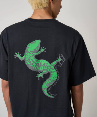 GECKO TEE VINTAGE BLACK