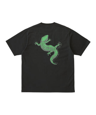 GECKO TEE VINTAGE BLACK