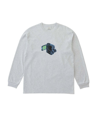 CAMCORDER L/S TEE HEATHER ASH