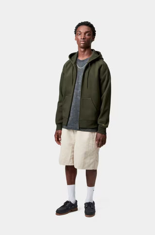 HOODED CHASE JACKET OLIVE